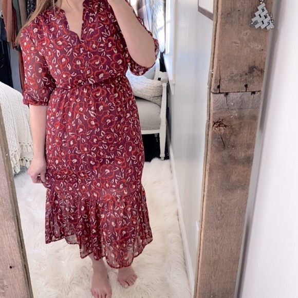 Kaari blu floral maxi dress size xsmall - Picture 2 of 8